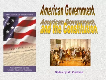 Slides by Mr. Zindman  NEW YORK STATE STANDARD 7.5 THE CONSTITUTION IN PRACTICE: The United States