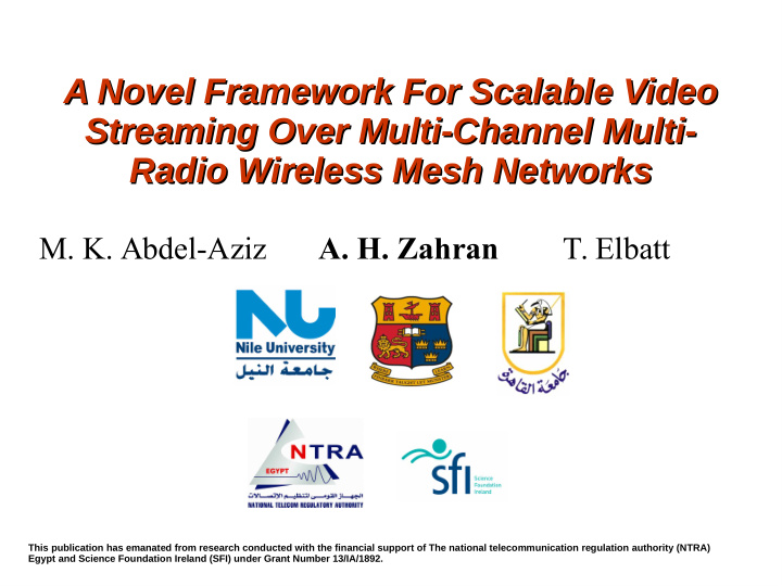 a novel framework for scalable video a novel framework