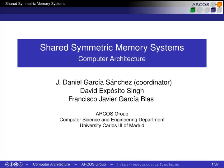 shared symmetric memory systems