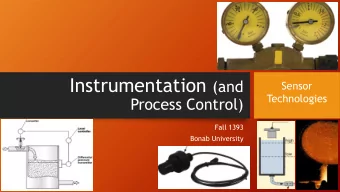 Introduction  Technologies  Range of sensors available for measuring various physical quantities