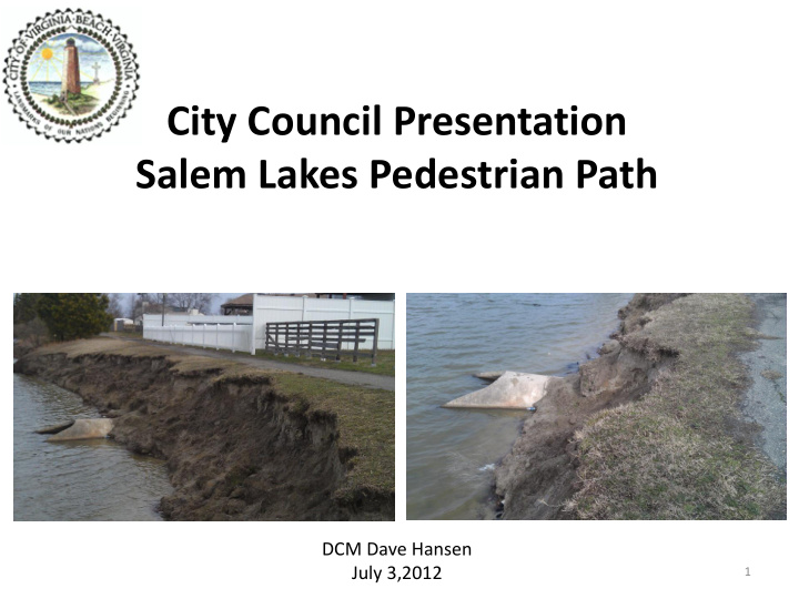 salem lakes pedestrian path