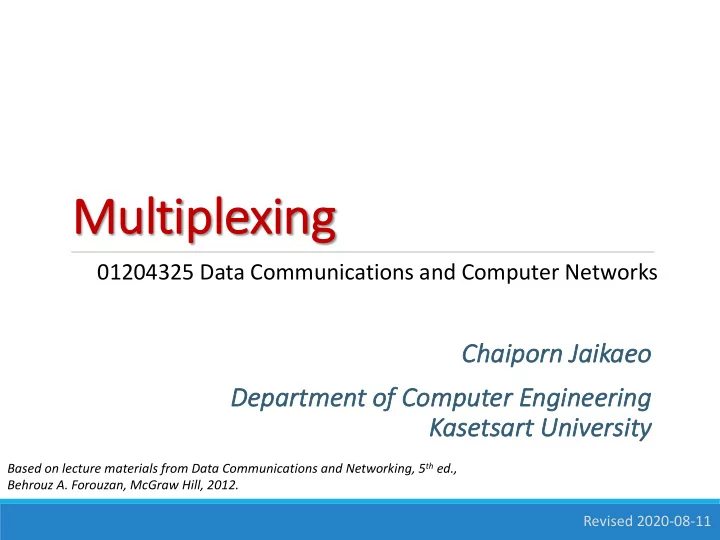 multi mu tiplexing