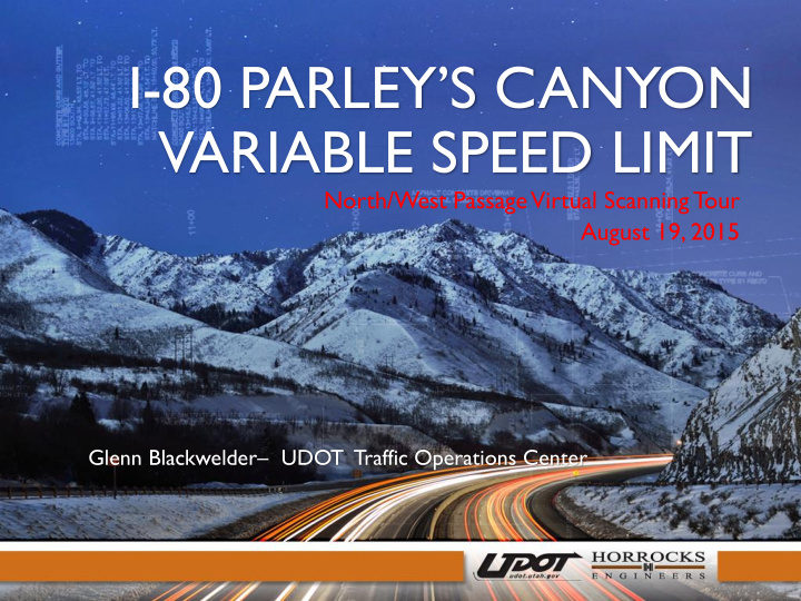 i 80 parley s canyon variable speed limit