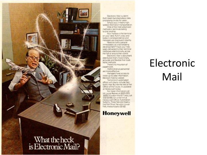 electronic mail overview
