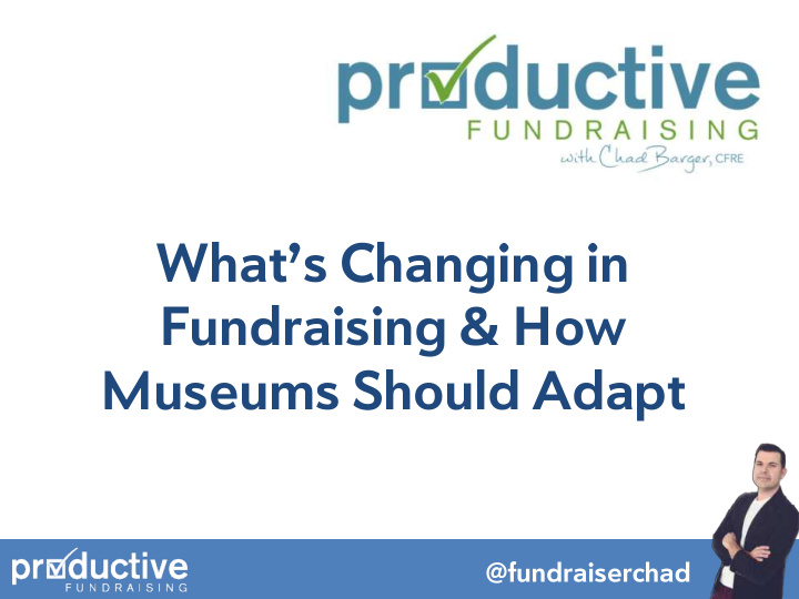 museums should adapt