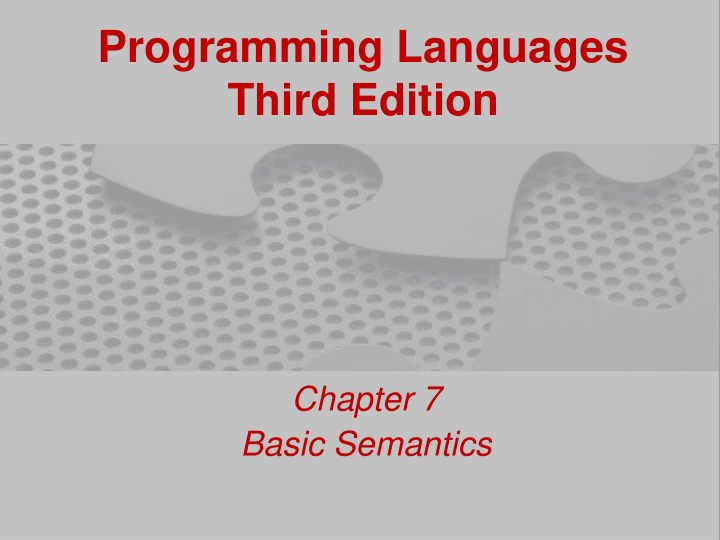 programming languages