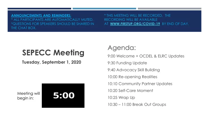 sepecc meeting