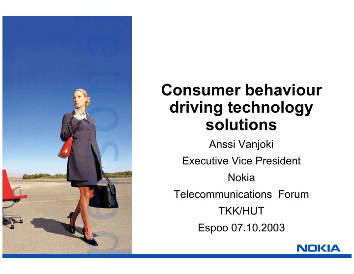 consumer behaviour driving technology solutions
