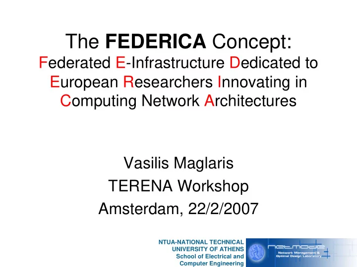 the federica concept