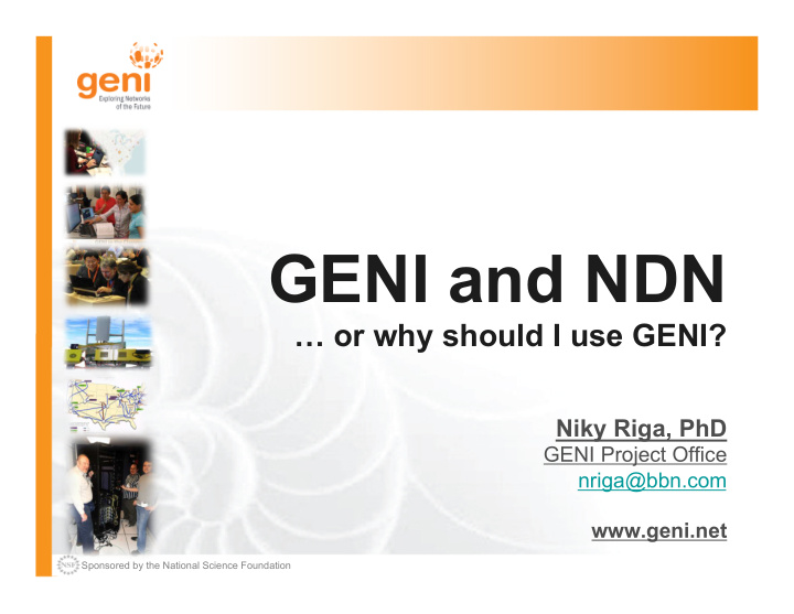 geni and ndn