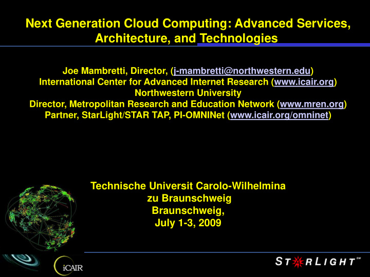 next generation cloud computing advanced services