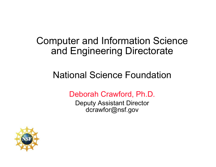 computer and information science and engineering