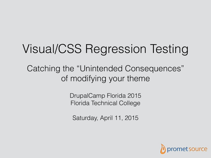 visual css regression testing