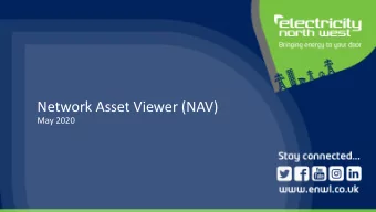 Network Asset Viewer (NAV)  May 2020  1  Agenda  Introduction  What we promised  What we