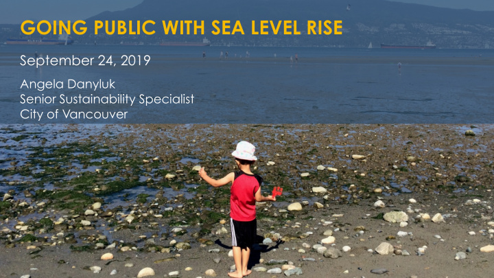 going public with sea level rise