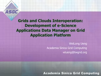 Grids and Clouds Interoperation:  Development of e-Science  Applications Data Manager on Grid
