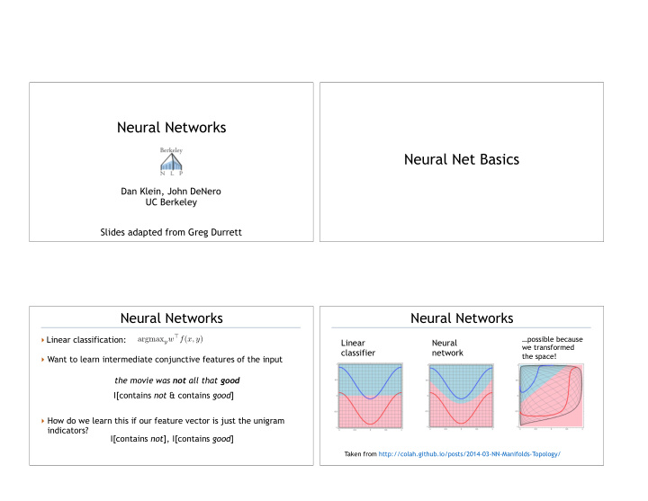 neural networks neural net basics