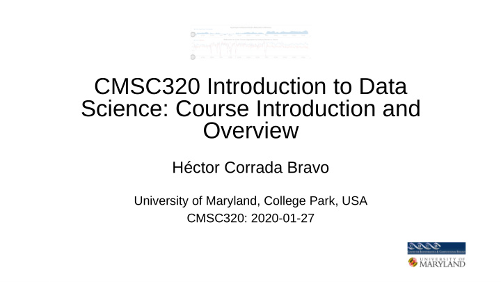 cmsc320 introduction to data