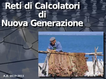 A.A. 2010-2011  Tecnologie per la  Virtualizzazione delle  Reti di Calcolatori  Massimo RIMONDINI