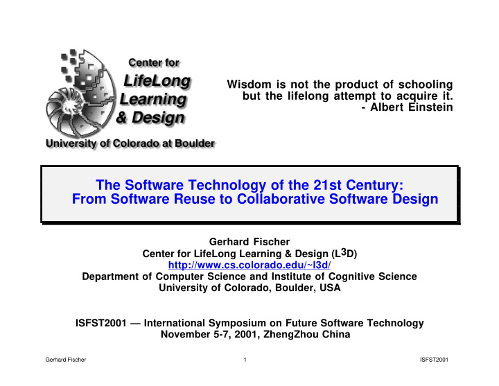 the software technology of the 21st century from software