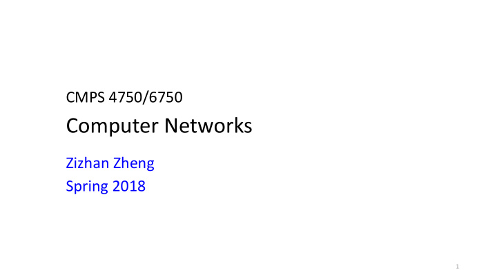 computer networks