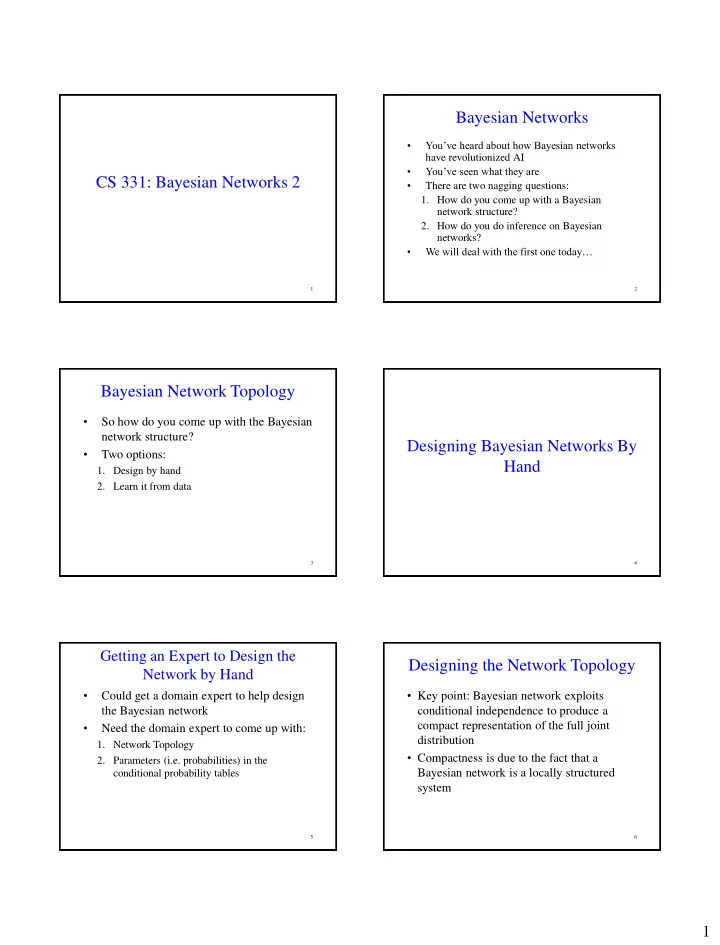 bayesian networks