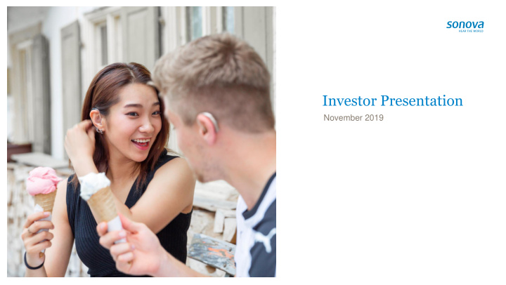 investor presentation