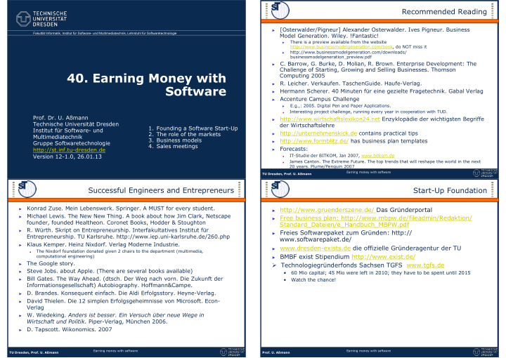 40 earning money with