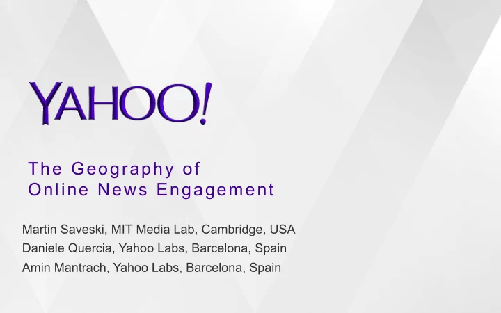 the geography of online news engagement