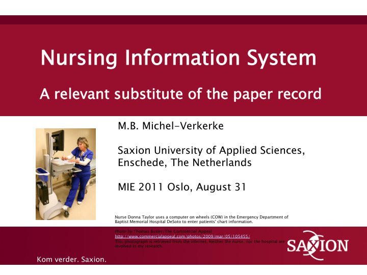 nursing nursing informati tion syste tem