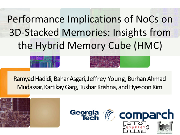 performance implications of nocs on 3d stacked memories