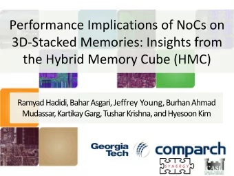Performance Implications of NoCs on  3D-Stacked Memories: Insights from  the Hybrid Memory Cube