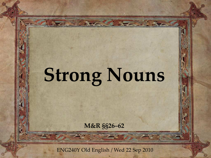 strong nouns