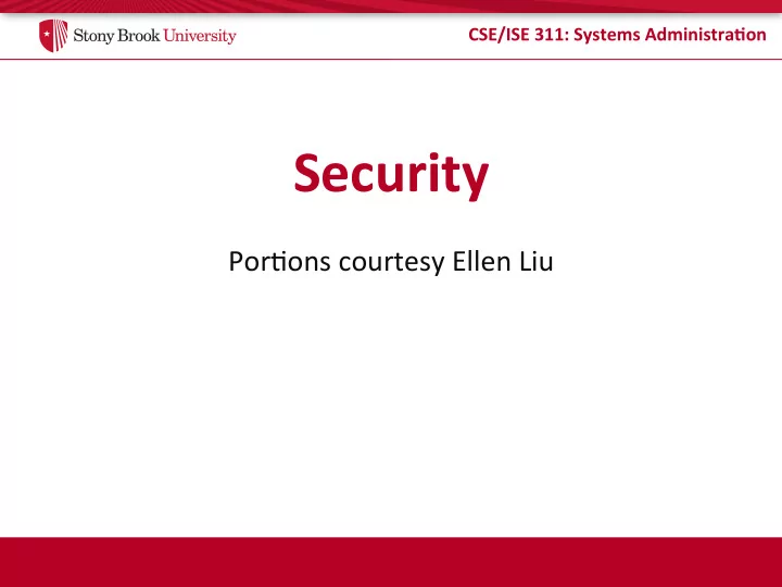 security