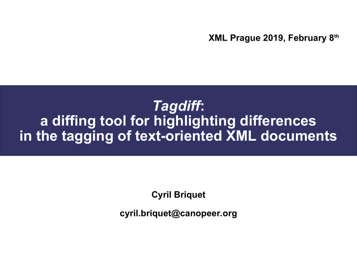 tagdiff a diffing tool for highlighting differences in