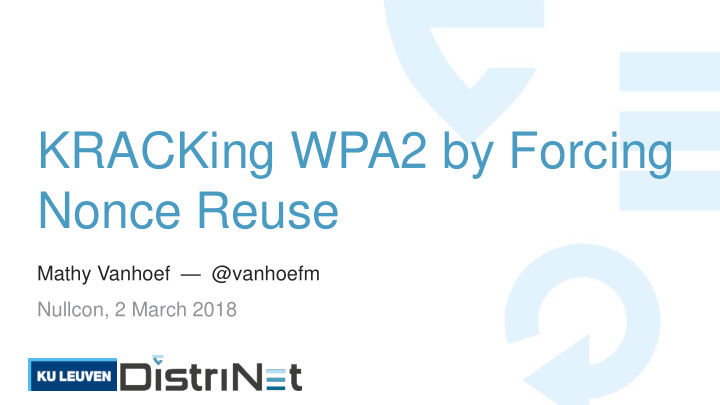 kracking wpa2 by forcing