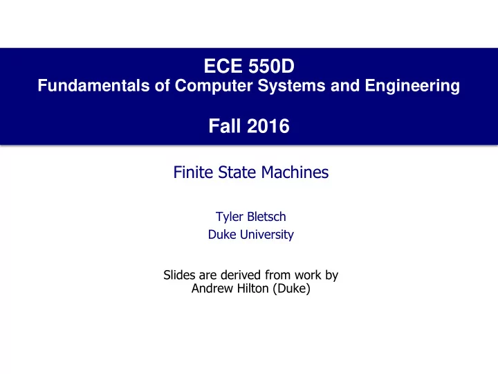 ece 550d