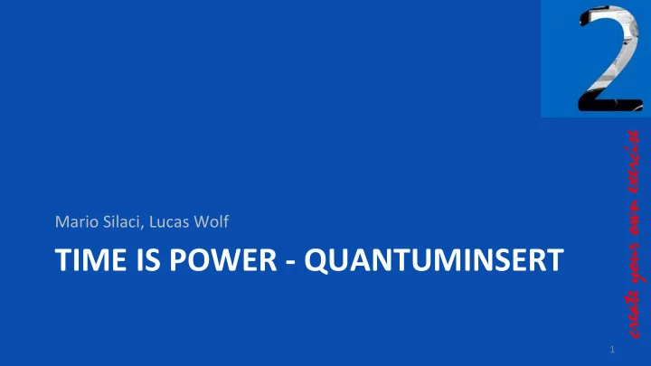 time is power quantuminsert