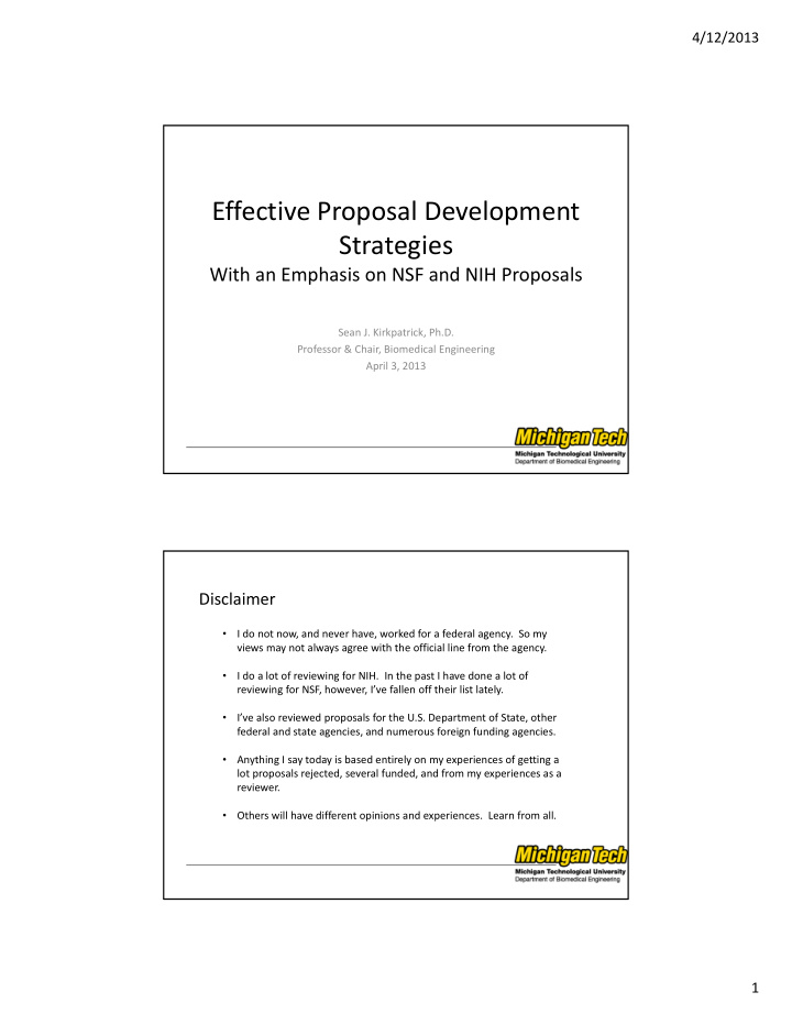 effective proposal development strategies