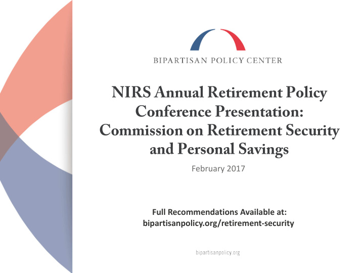 nirs annual retirement policy conference presentation