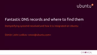Fantastic DNS records and where to find them  Demystifying systemd-resolved and how it is