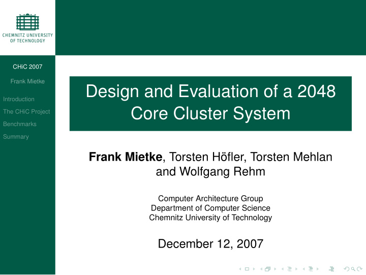 design and evaluation of a 2048