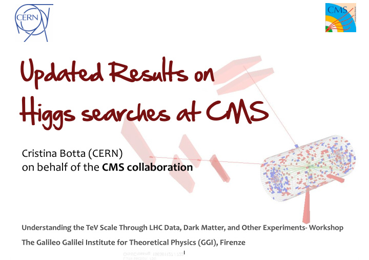 updated results on higgs searches at cms