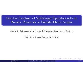 Essential Spectrum of Schrdinger Operators with no  Periodic Potentials on Periodic Metric Graphs