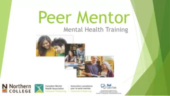 Peer Mentor  Mental Health Training  2  Recognize  Mental Health &amp; Mental Illness  Common