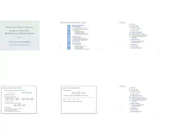 Lecture 12: Proto-OCL, (iii) Modelling structure  VL 11  .  a) (simplified) class diagrams  .