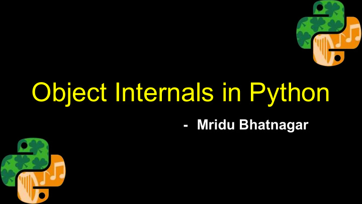 object internals in python