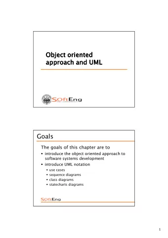 Object oriented  Object oriented  Object oriented  Object oriented  approach and UML  approach and