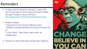 Reminders  12 days until the American election. I voted. Did  you? If you havent returned your