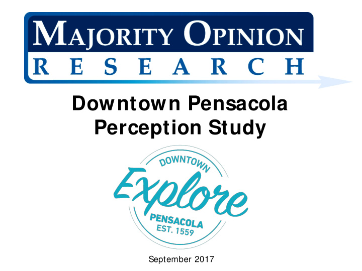 downtown pensacola perception study
